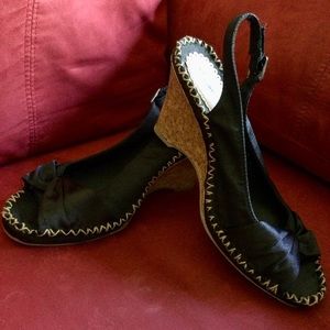 Seychelles Black Slingbacks